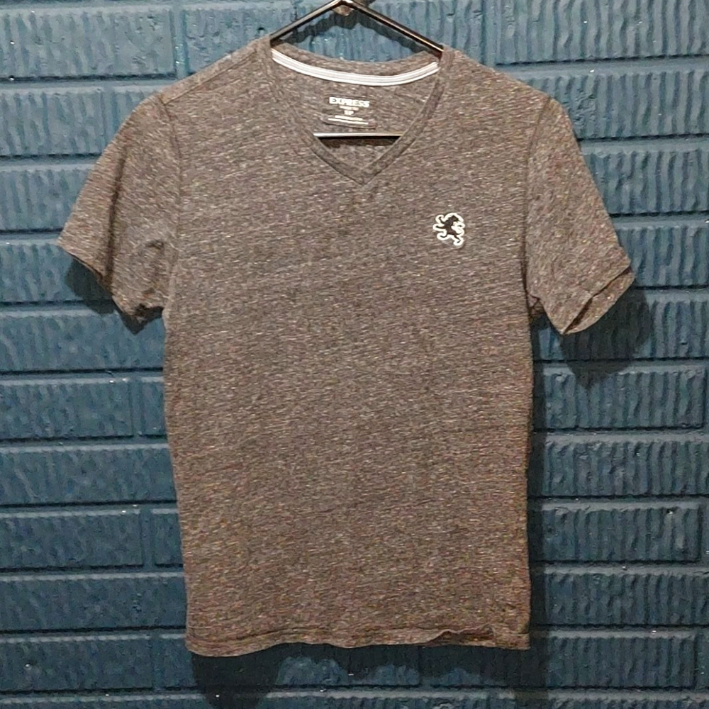 Dark grey Express V-neck